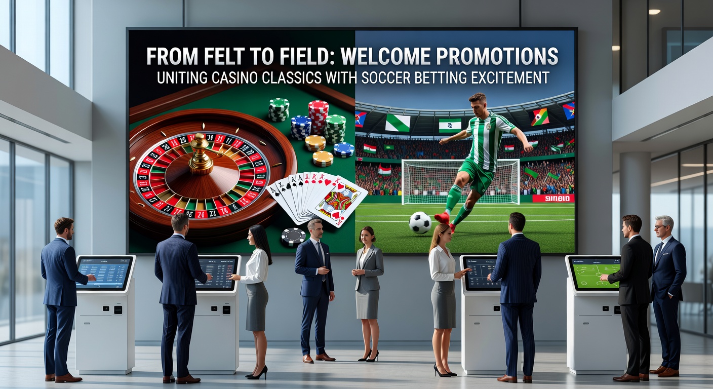 Dynamic screenshot of a hybrid betting interface showing roulette spins, soccer live bets, and active welcome bonus wagering progress