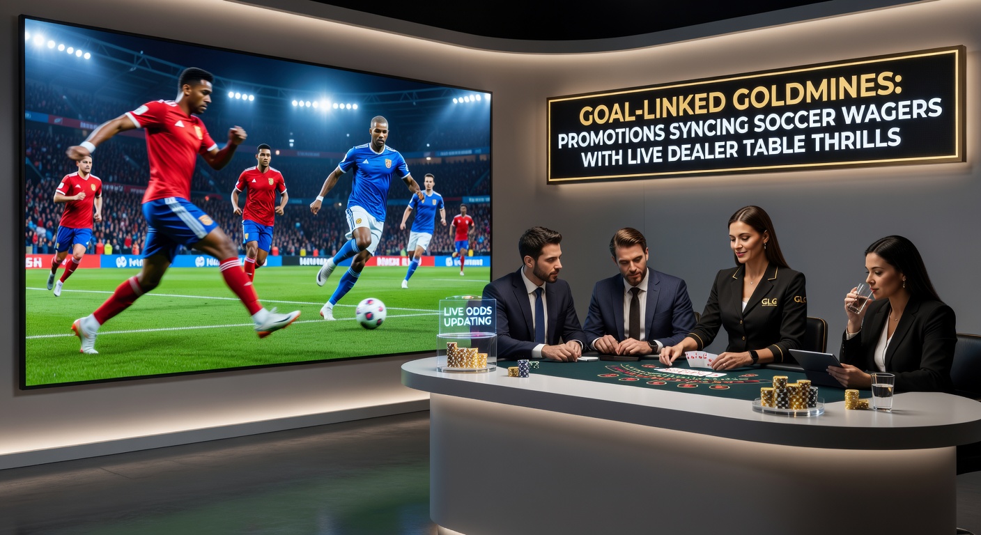 Live dealer roulette wheel spinning as soccer goal replay flashes on screen, symbolizing promotion activation