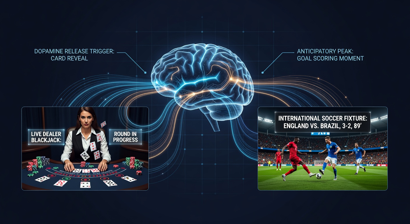 Analytics dashboard displaying reward pathway connections between blackjack sessions and soccer match evaluations