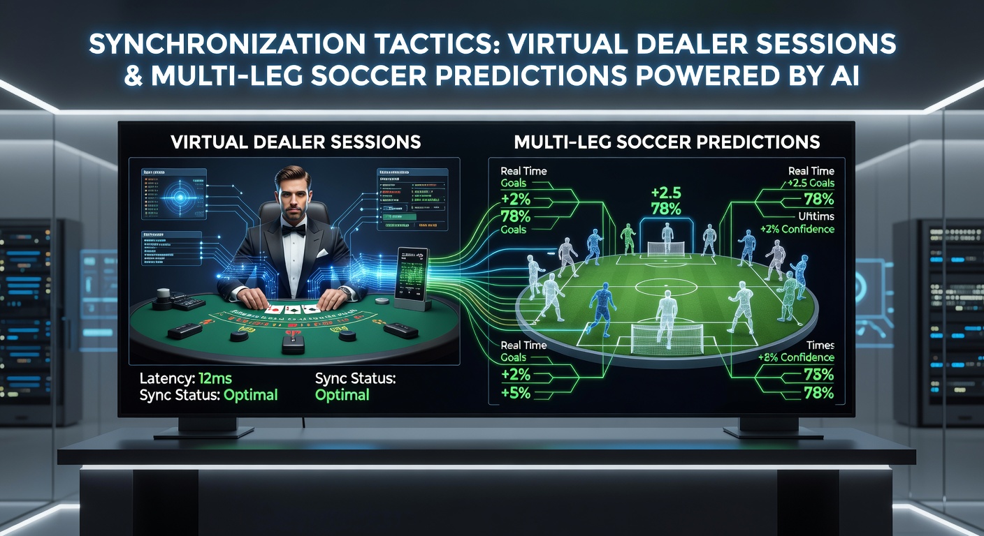 Multi-leg soccer prediction builder interface linked to virtual dealer session progress indicators